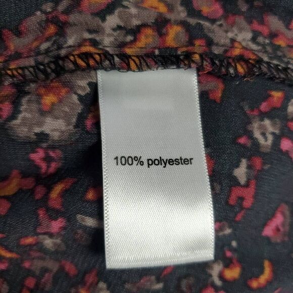 Maurices Women’s Boho Floral Tunic Blouse Long Sleeve Size L - Picture 8 of 9